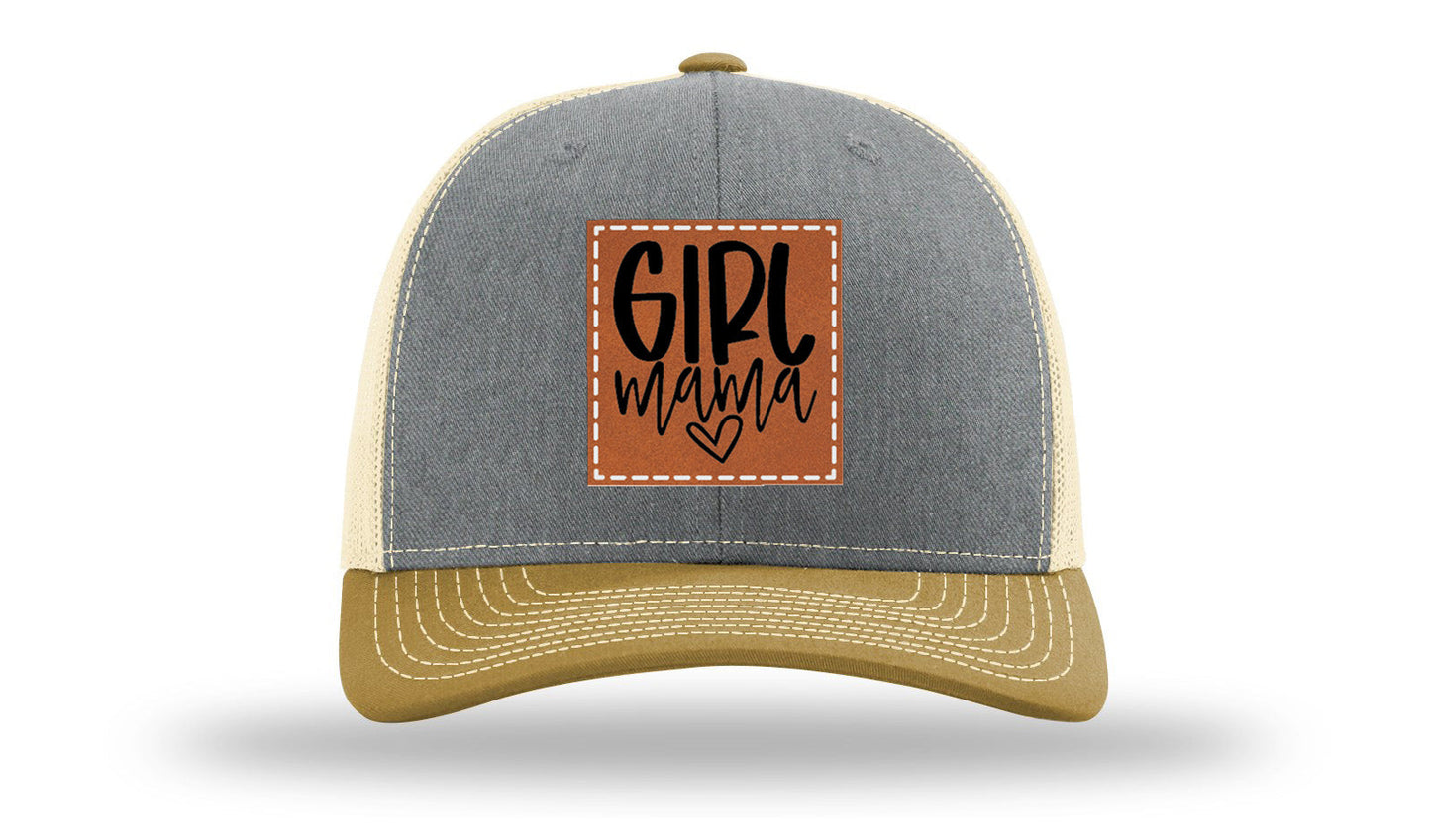 Girl Mama Leather Patch Richardson 112 Hat