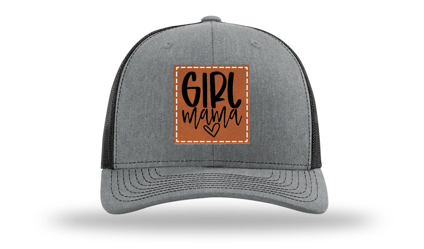 Girl Mama Leather Patch Richardson 112 Hat