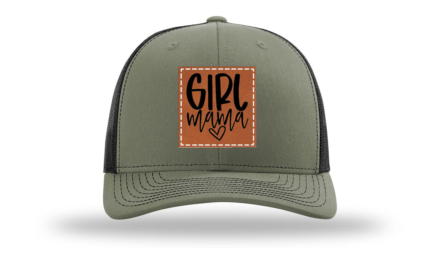 Girl Mama Leather Patch Richardson 112 Hat