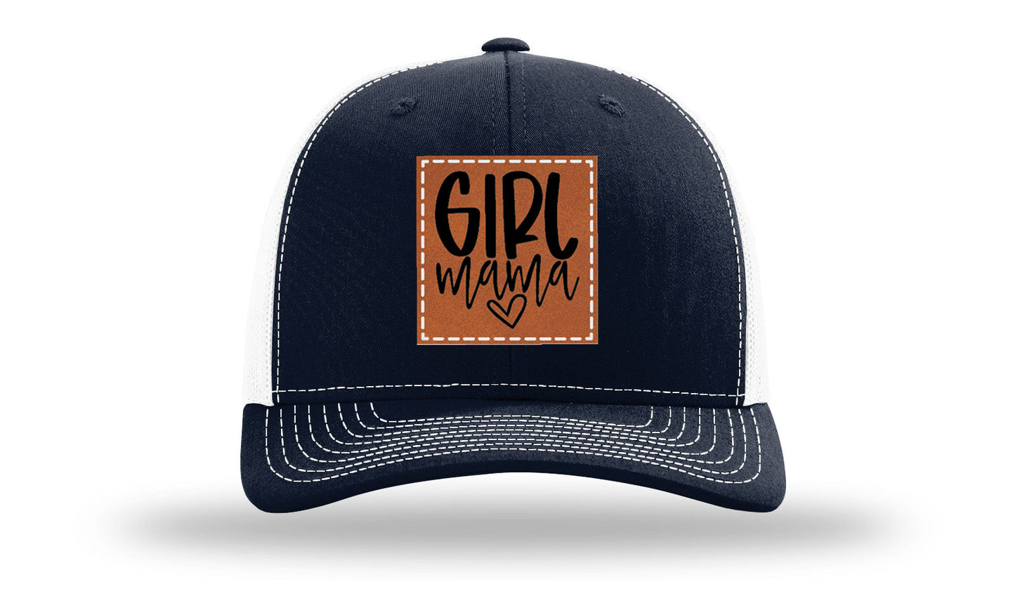 Girl Mama Leather Patch Richardson 112 Hat