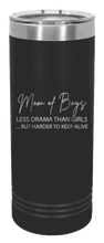 Load image into Gallery viewer, Mom Of Boys Laser Engraved Skinny Tumbler (Etched)
