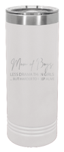 Load image into Gallery viewer, Mom Of Boys Laser Engraved Skinny Tumbler (Etched)
