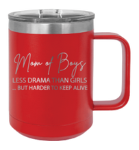 Load image into Gallery viewer, Mom of Boys Laser Engraved Mug (Etched)
