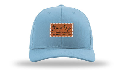 Mom Of Boys Leather Patch Richardson 112 Hat