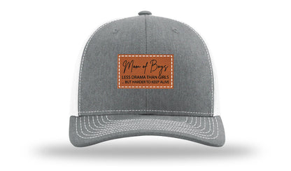 Mom Of Boys Leather Patch Richardson 112 Hat