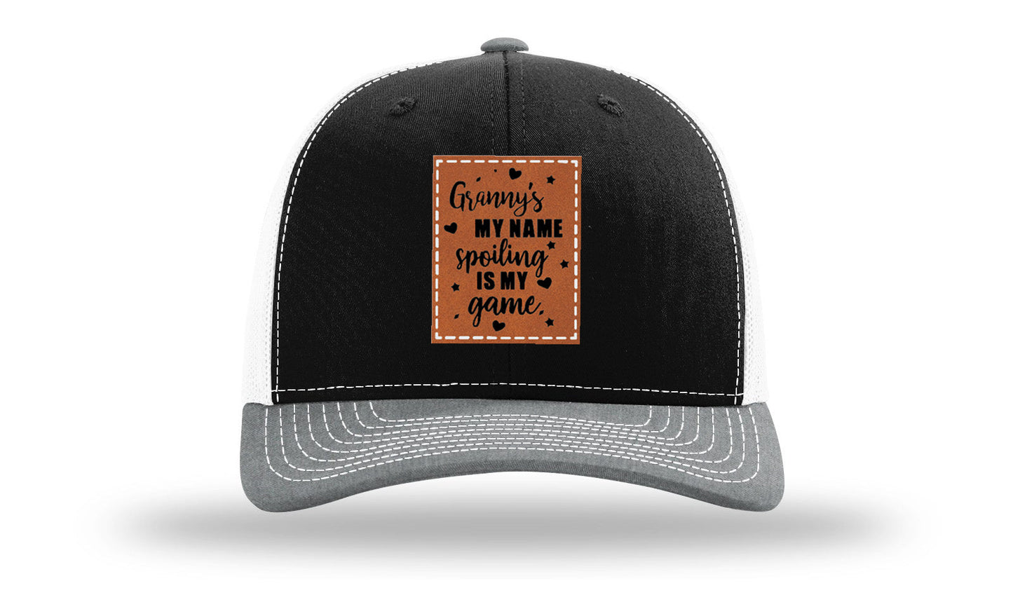 Granny's My Name Leather Patch Richardson 112 Hat