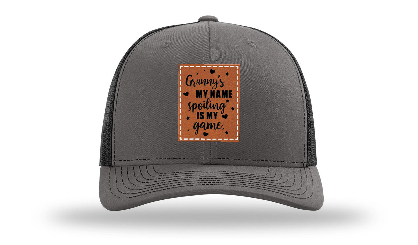 Granny's My Name Leather Patch Richardson 112 Hat