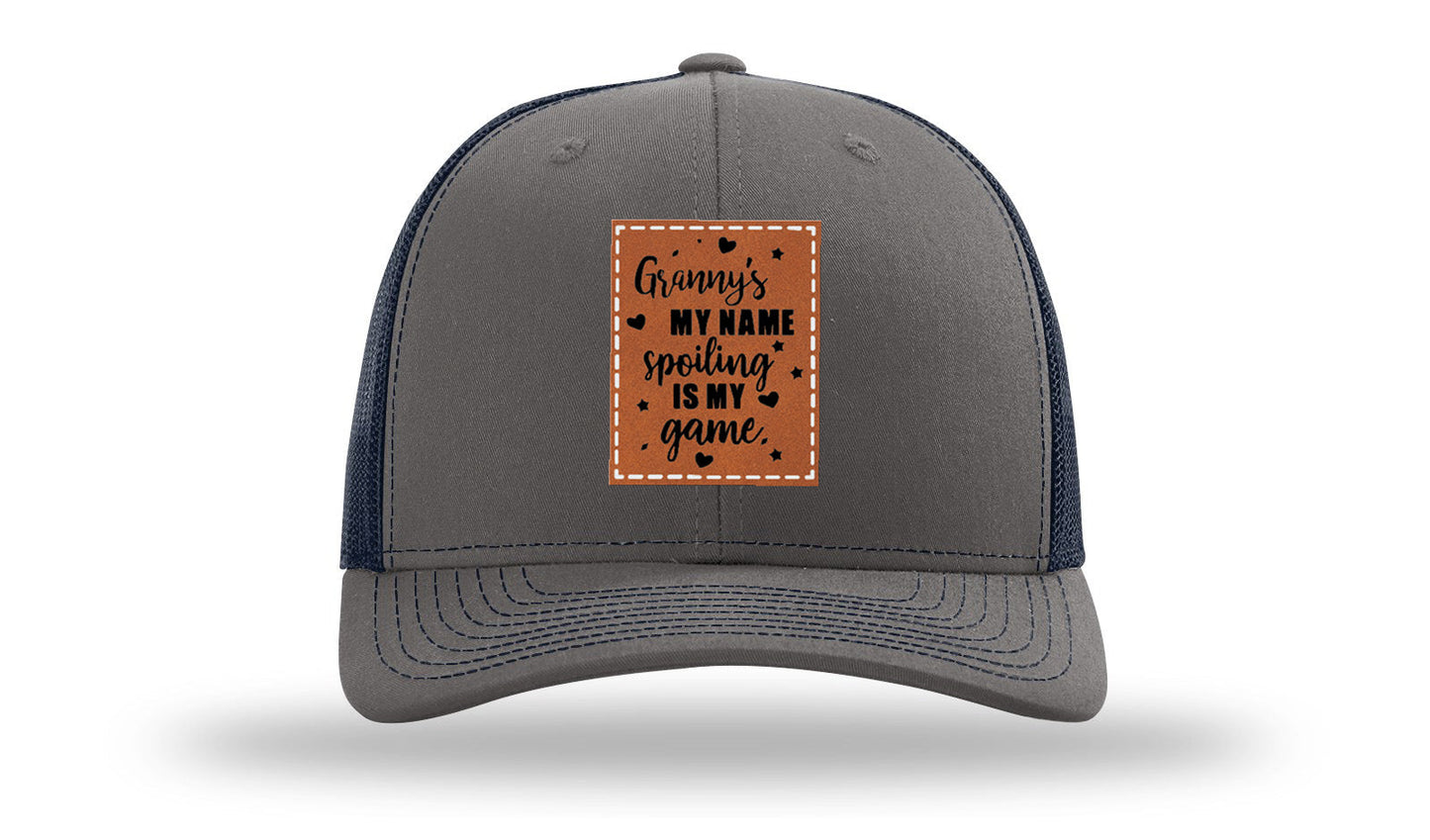 Granny's My Name Leather Patch Richardson 112 Hat