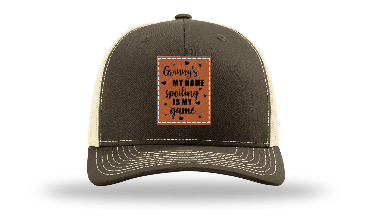 Granny's My Name Leather Patch Richardson 112 Hat