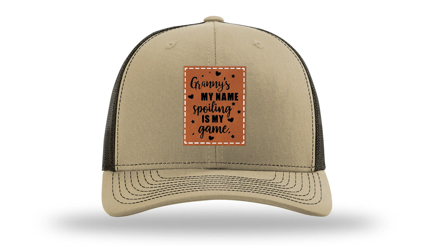 Granny's My Name Leather Patch Richardson 112 Hat