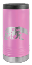 Load image into Gallery viewer, Mama Bear Floral Laser Engraved Slim Can Insulated Koosie
