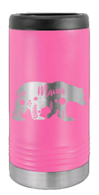 Load image into Gallery viewer, Mama Bear Floral Laser Engraved Slim Can Insulated Koosie
