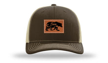 Load image into Gallery viewer, Mama Bear Floral Leather Patch Richardson 112 Hat
