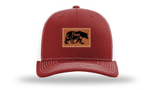 Load image into Gallery viewer, Mama Bear Floral Leather Patch Richardson 112 Hat

