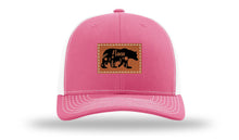 Load image into Gallery viewer, Mama Bear Floral Leather Patch Richardson 112 Hat

