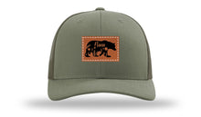 Load image into Gallery viewer, Mama Bear Floral Leather Patch Richardson 112 Hat
