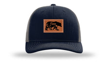 Load image into Gallery viewer, Mama Bear Floral Leather Patch Richardson 112 Hat
