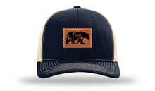 Load image into Gallery viewer, Mama Bear Floral Leather Patch Richardson 112 Hat
