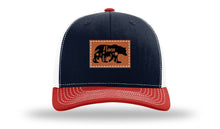 Load image into Gallery viewer, Mama Bear Floral Leather Patch Richardson 112 Hat
