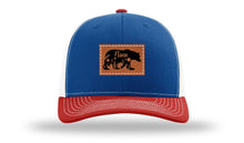Load image into Gallery viewer, Mama Bear Floral Leather Patch Richardson 112 Hat
