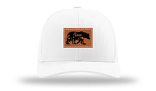 Load image into Gallery viewer, Mama Bear Floral Leather Patch Richardson 112 Hat
