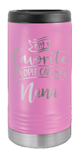 Load image into Gallery viewer, My Favorite People Call Me Nana Laser Engraved Slim Can Insulated Koosie
