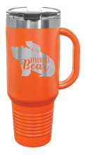 Load image into Gallery viewer, Mama Bear With Cub 40oz Handle Mug Laser Engraved
