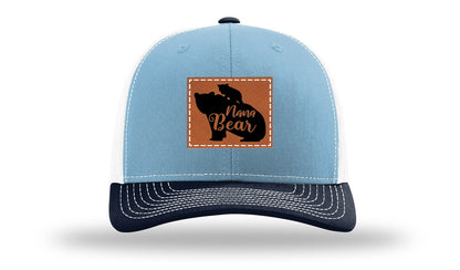 Mama Bear Leather Patch Richardson 112 Hat
