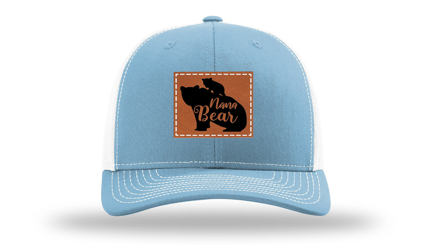 Mama Bear Leather Patch Richardson 112 Hat