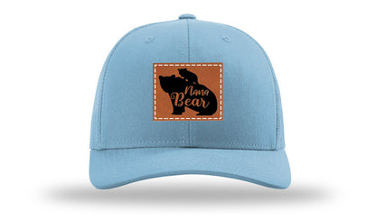 Mama Bear Leather Patch Richardson 112 Hat