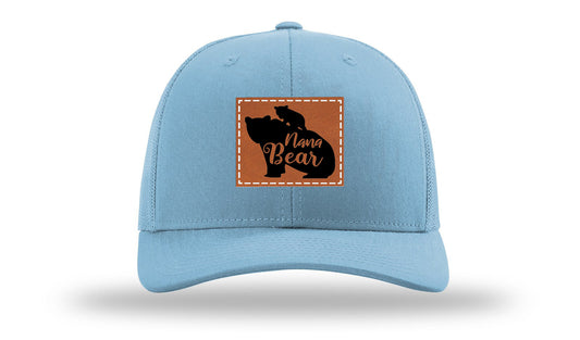 Mama Bear Leather Patch Richardson 112 Hat