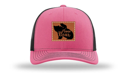 Mama Bear Leather Patch Richardson 112 Hat