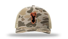 Load image into Gallery viewer, Deer Leather Patch Richardson 112 Duck Camo Hat
