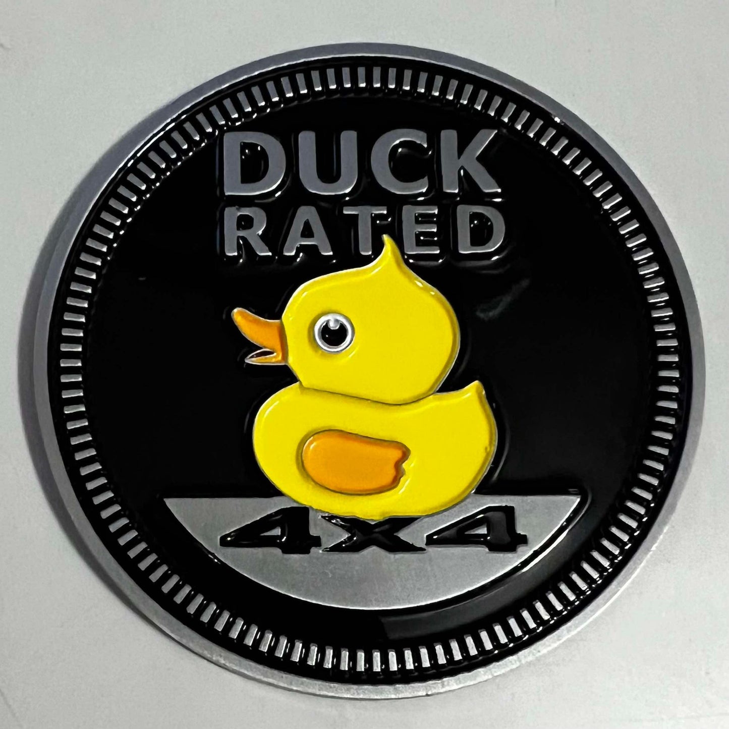 Duck Rated 4X4 Fender Badge Emblem