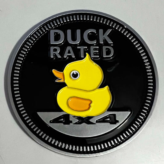 Duck Rated Fender Badge Emblem-