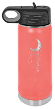 Load image into Gallery viewer, Moon Stars Laser Engraved Water Bottle
