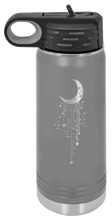 Load image into Gallery viewer, Moon Stars Laser Engraved Water Bottle
