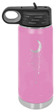 Load image into Gallery viewer, Moon Stars Laser Engraved Water Bottle
