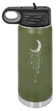 Load image into Gallery viewer, Moon Stars Laser Engraved Water Bottle
