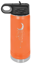 Load image into Gallery viewer, Moon Stars Laser Engraved Water Bottle
