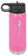 Load image into Gallery viewer, Moon Stars Laser Engraved Water Bottle
