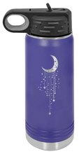 Load image into Gallery viewer, Moon Stars Laser Engraved Water Bottle
