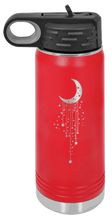 Load image into Gallery viewer, Moon Stars Laser Engraved Water Bottle
