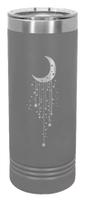 Load image into Gallery viewer, Moon Stars Laser Engraved Skinny Tumbler (Etched)
