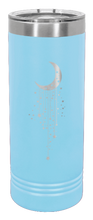 Load image into Gallery viewer, Moon Stars Laser Engraved Skinny Tumbler (Etched)
