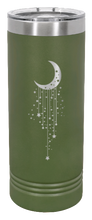 Load image into Gallery viewer, Moon Stars Laser Engraved Skinny Tumbler (Etched)
