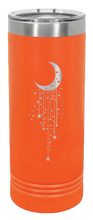 Load image into Gallery viewer, Moon Stars Laser Engraved Skinny Tumbler (Etched)
