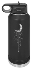 Load image into Gallery viewer, Moon Stars Laser Engraved Water Bottle
