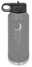 Load image into Gallery viewer, Moon Stars Laser Engraved Water Bottle
