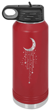 Load image into Gallery viewer, Moon Stars Laser Engraved Water Bottle
